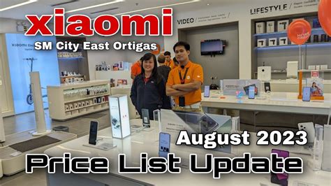 Xiaomi Price List Update August 2023 Xiaomi 13 Series Redmi Note 12