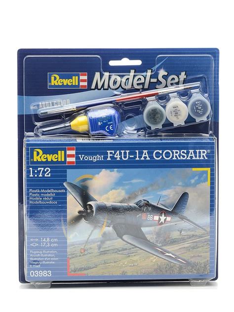 Сборная модель самолета Vought F4u 1d Corsair 63983 детские