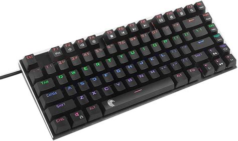 Teclado Mec Nico Teclado Teclado Usb Retroiluminado Rgb Juego El