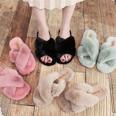 Furry Ladies Slippers Shop