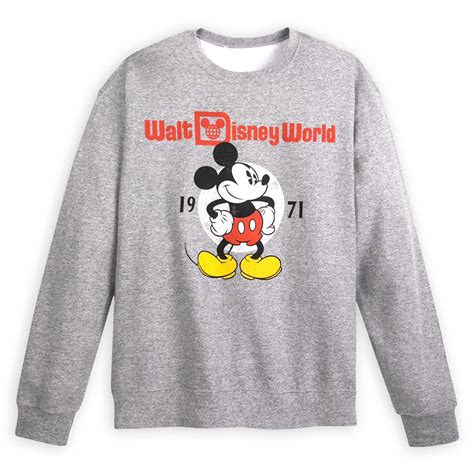 Mickey Mouse Sweatshirt For Adults Walt Disney World ShopDisney