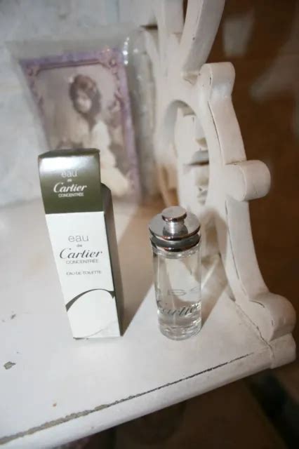 MINIATURE PARFUM EAU de cârtier concentrée edt 5ml avec boite flacon