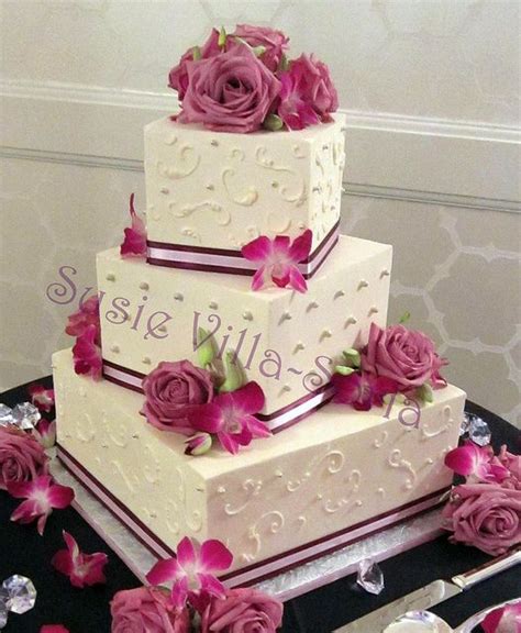 Tier Square Wedding Cakes Sangria Recent Photos The Commons Getty