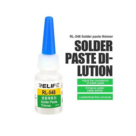 Relife Rl Universal Solder Paste Thinner Liquid At Rs Piece