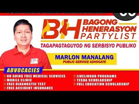 VOTE 53 BH Bagong Henerasyon Partylist YouTube