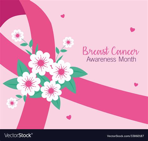 Breast Cancer Awareness Banner Royalty Free Vector Image