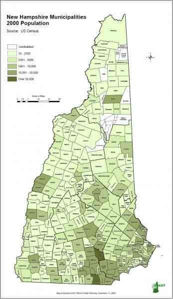 Map Of New Hampshire Towns State Coastal Towns Map