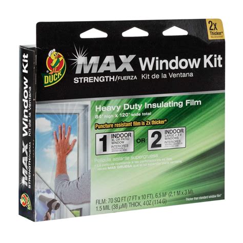 Max Strength Window Insulation Kit To Stop Drafts X Duck Brand