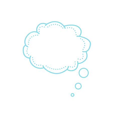 Clouds Dialog Box Png Transparent Cloud Blue Cute Cartoon Dialog Box