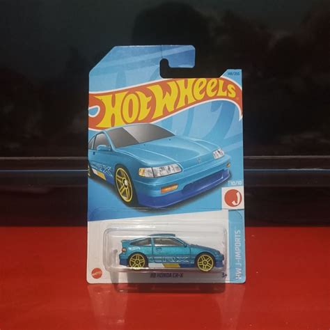 Jual Hot Wheels Honda Crx Cr X Blue Biru Not Lbwk Civic Supra