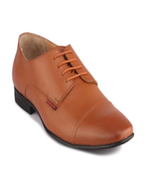 Buy Red Chief Men Tan Brown Solid Leather Formal Derbys Formal Shoes For Men 16373606 Myntra