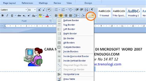 Cara Membuat Kop Surat Di Word Dengan Mudah Dan Sederhana