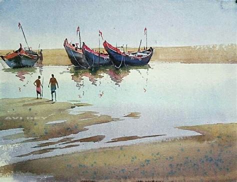 Pin By Shamima Sultana On DipuWatercolor Art Watercolor Scenery