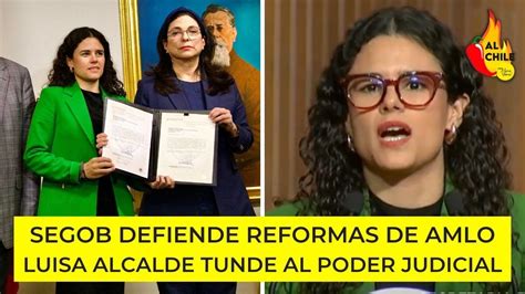 Luisa Mar A Alcalde Tunde Al Poder Judicial Youtube