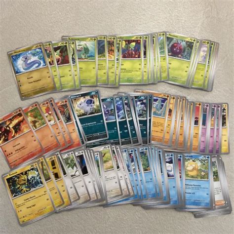 Lot De Cartes Pokemon Ev Communes Et Unco Neuves Fr Sans