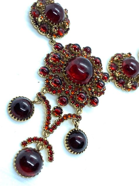 Fabulous Bohemian Garnet Necklace For Sale At Stdibs Vintage