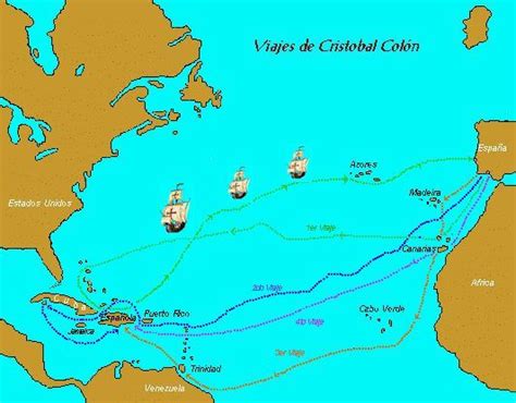 Resultado De Imagen Para Mapa De Las Rutas De Cristobal Colon Para