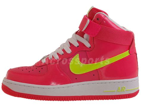 Nike Wmns Air Force 1 High Pink Flash Volt