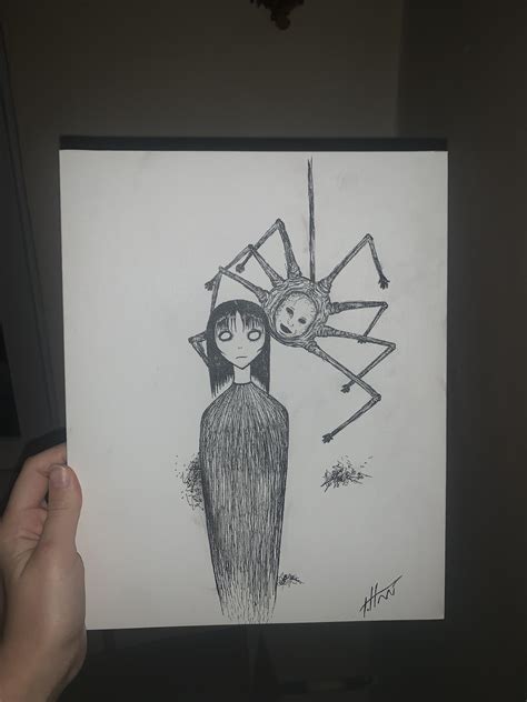 my first black pen piece : r/Beginner_Art