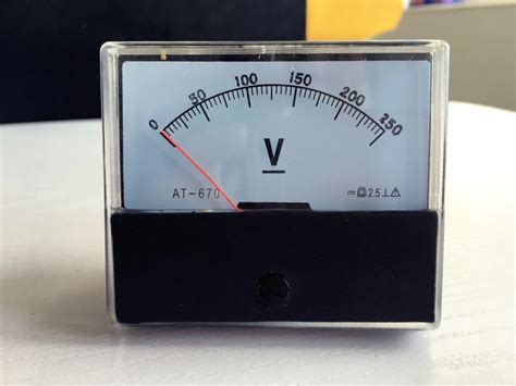 Analog Volt Voltage Voltmeter Panel Meter DC 0 250V In Voltage Meters