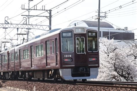 阪急電鉄 阪急1000系電車2代 1019 武庫之荘駅 鉄道フォト・写真 By Norikadさん レイルラボraillab