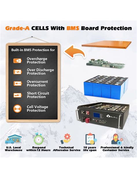 Cloudenergy V Ah Cabinet Type Litio Lifepo Deep Cycle Battery