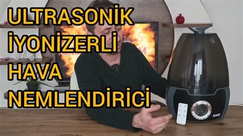 Ultrasonik Yonizerli Hava Nemlendirici Kanz Knz Youtube