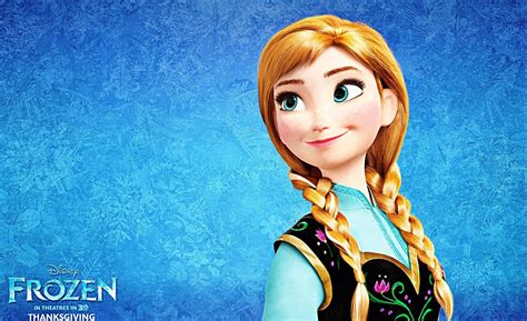 Download Frozen Anna Disney Desktop Wallpaper
