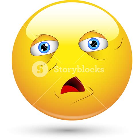 Smiley Vector Illustration Strange Face Royalty Free Stock Image