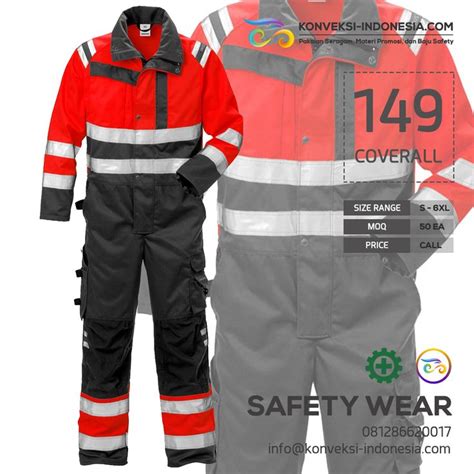 Coverall Coverall Safety Untuk Oil And Gas Tambang Proyek Dll