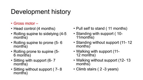 Paediatric Assessment In Physiotherapy Pptx