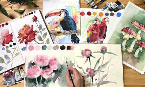 Day Watercolor Challenge For Everyone Build Painting Habits