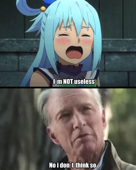 Aqua Useless R Animemes