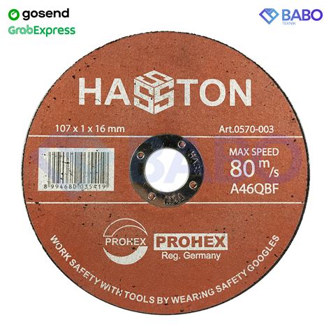 Batu Gerinda Potong Besi Hasston Prohex 4 X 1 Mm Mata Gerinda Potong