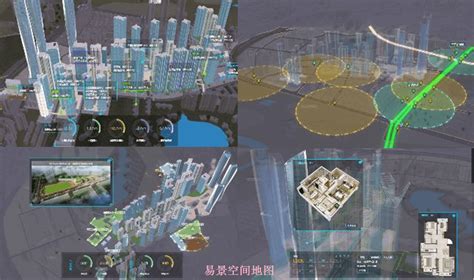 三维可视化地图在智慧城区中的应用 智慧城区数字孪生易景空间地图esmap