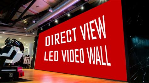 Direct View Led Video Wall Definition Components And Uses Rgbledworld