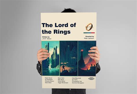 Lord of the Rings Poster Digital Download Printable Art Wall Art Mid ...