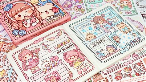 Stickers Journaling Cute Kawaii Sticker Immersive Asmr Bullet