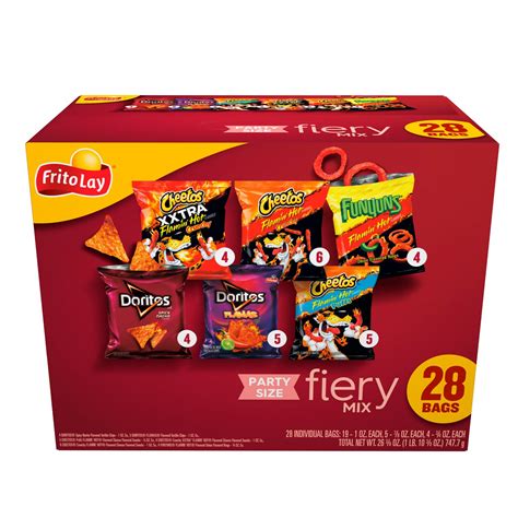 Frito Lay Party Size Fiery Mix Variety Pack Smartlabel™