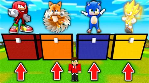 NIE WYBIERZ ZŁEJ SKRZYNI KNUCKLES TAILS BABY SONIC SUPER SONIC w