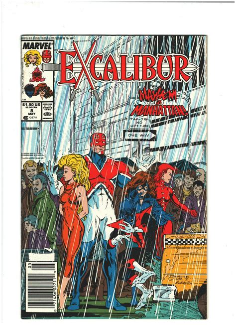 Excalibur Vf Newsstand Marvel Comics Ron Lim Chris