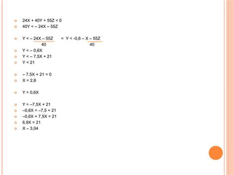 Programacion Lineal Por El Metodo Numerico Inv Operaciones Ppt