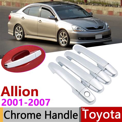 Cubierta De Manija De Puerta Cromada Para Toyota Allion Premio T240