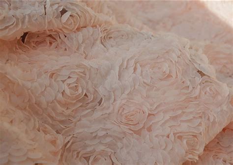 Nude Rosette Fabric For Flower Girl Dress Chiffon Rosette Etsy