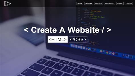 How To Create A Website Using HTML CSS Step By Step Website Tutorial