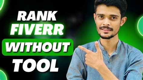 How To Rank Fiverr Gig Without Any Tool Fiverr Gig Ranking 2023