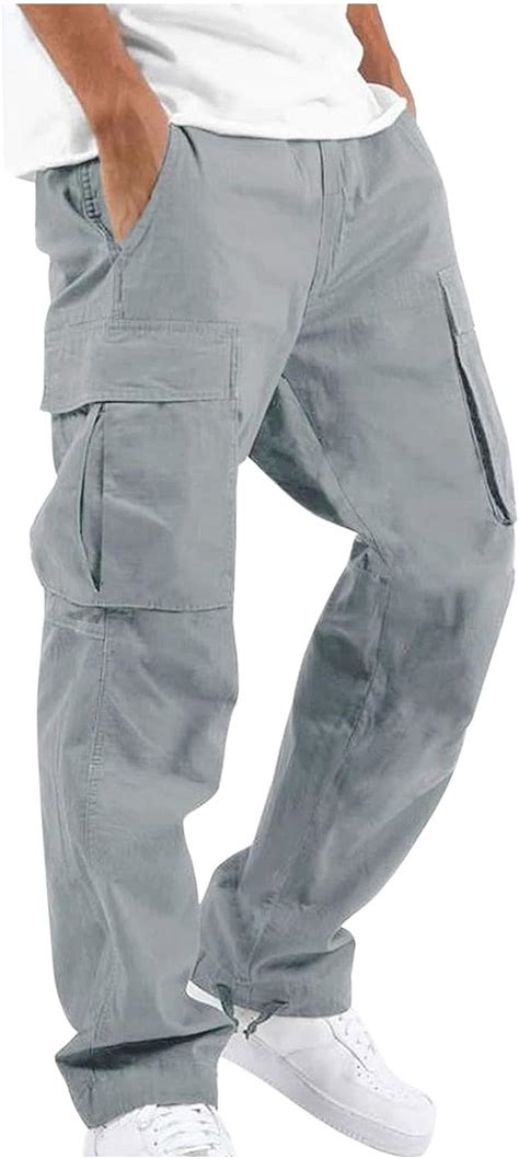 Pantalones Cargo Para Hombre Holgados Informales Delgados Para La