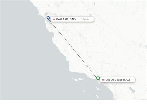 Direct Non Stop Flights From Los Angeles To Oakland Schedules