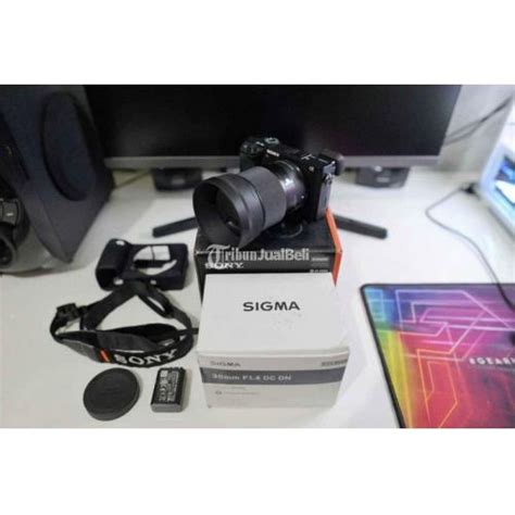 Kamera Mirrorless Sony A Lensa Sigma Mm F Bekas Like New Di