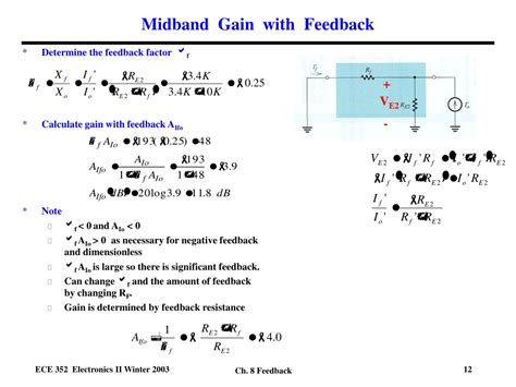 Ppt Shunt Series Feedback Amplifier Ideal Case Powerpoint